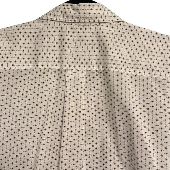 Roundtree & Yorke Travel Travel Smart Mens Button Down Shortsleeve Shirt - Picture 7 of 10